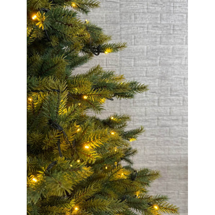 Новорічна Ялинка 2,4 м "Принцеса" з вмонтованою гірляндою