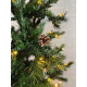 Новорічна Ялинка 2,4 м "Сяйво" з вмонтованою гірляндою