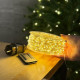 LED Garland Rosa 300 meters, warm white color LEDs on white wire, 3000 LED, with remote control