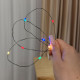 LED Garland Rosa 100 meters, LEDs of different colors on green wire, 1000 LED, with remote control