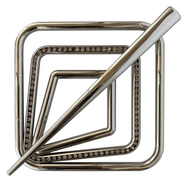 Квадрат еліт – Срібло блиск (арт. 2523)