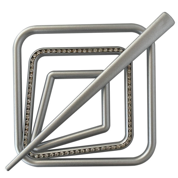 Квадрат еліт – Срібло матове (арт. 2520)