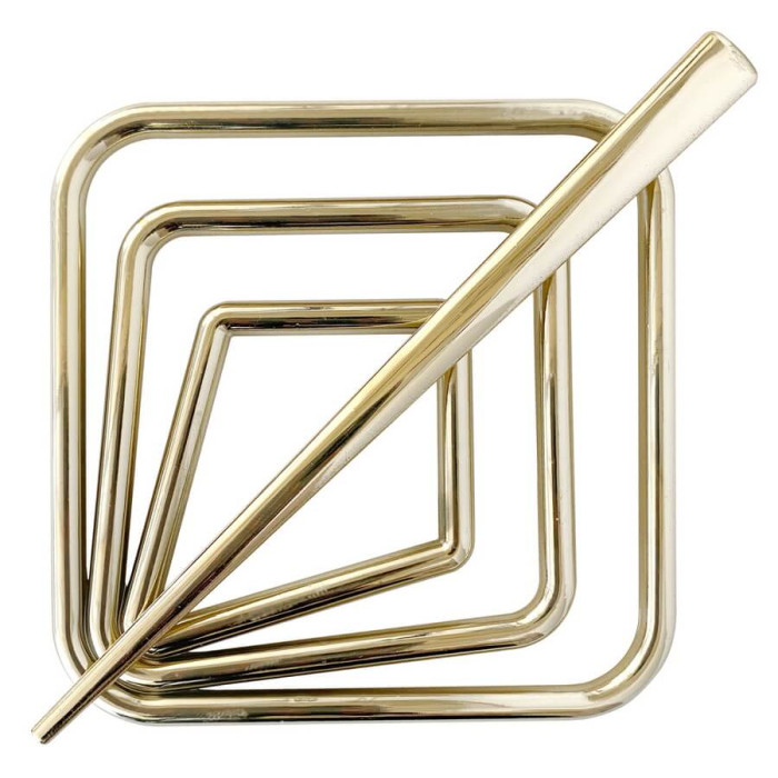 Квадрат – Золото блиск (арт. 2507)