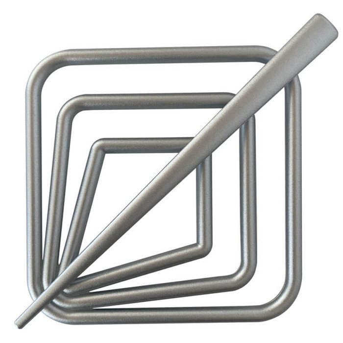 Квадрат – Срібло матове (арт. 2503)