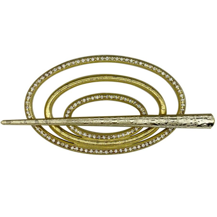 Овал еліт-2 – Золото мокре (арт. 2650)